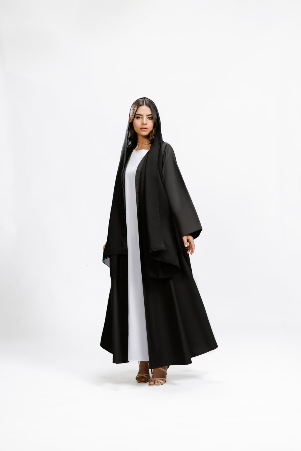 Black Box Pleated Abaya