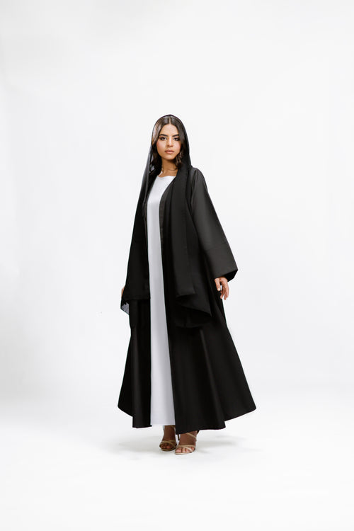 Black Box Pleated Abaya