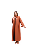 Terracotta Box Pleated Abaya